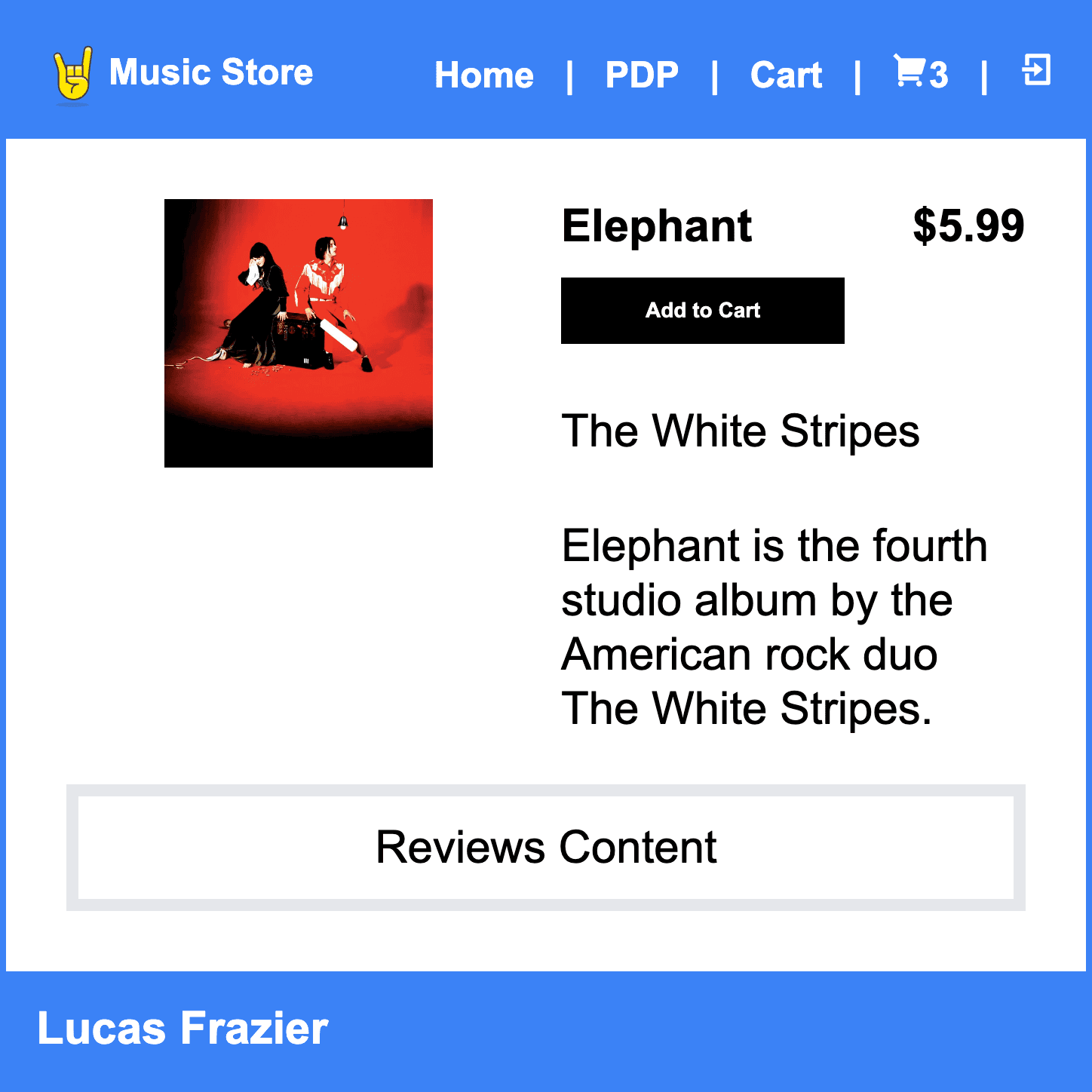 Module Federation Example page
